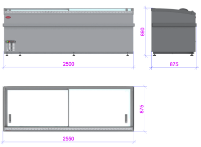Ларь-бонета KIFATO ВЕНЕЦИЯ 2500